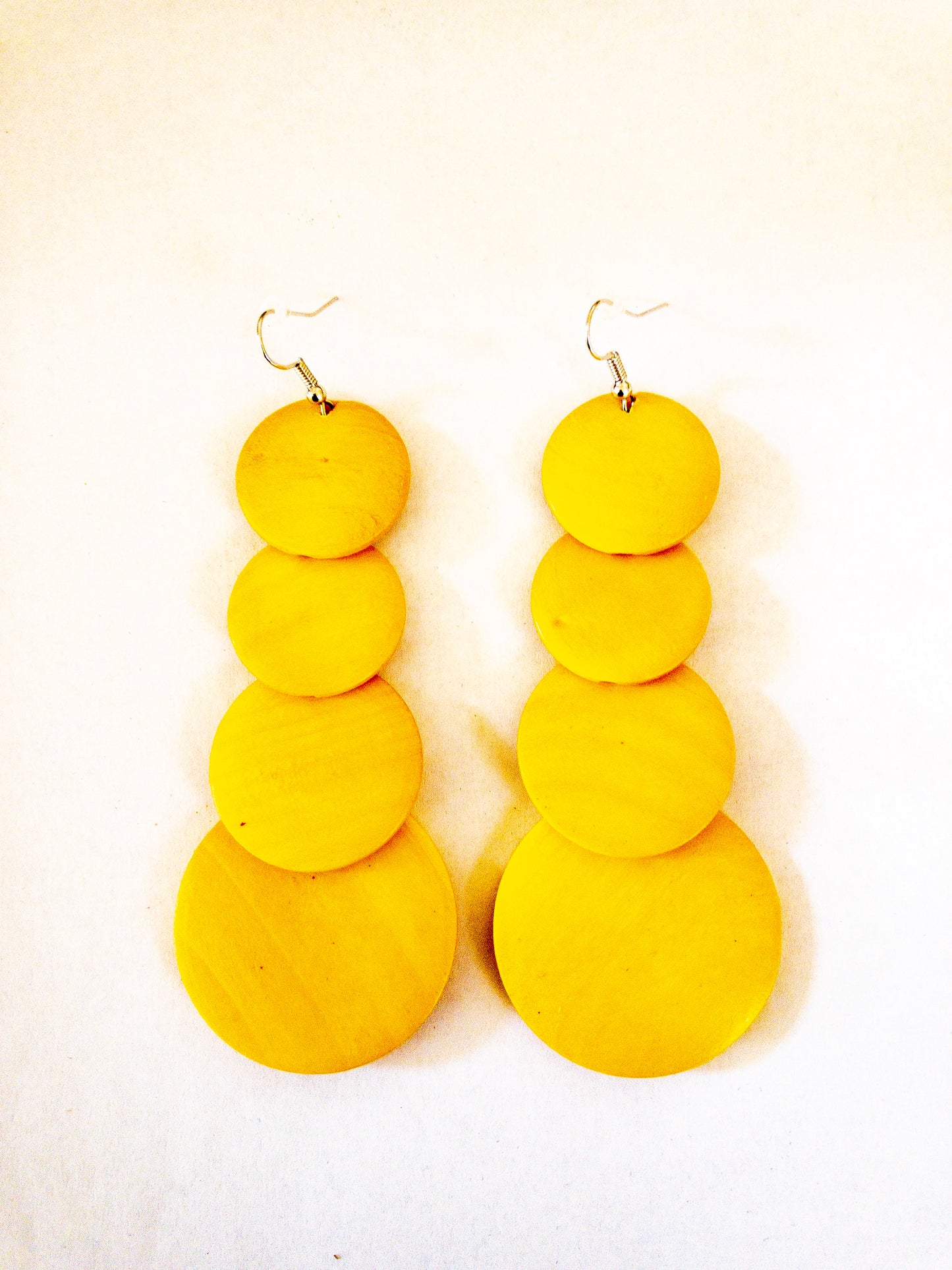 Queen Discs Drop Earrings