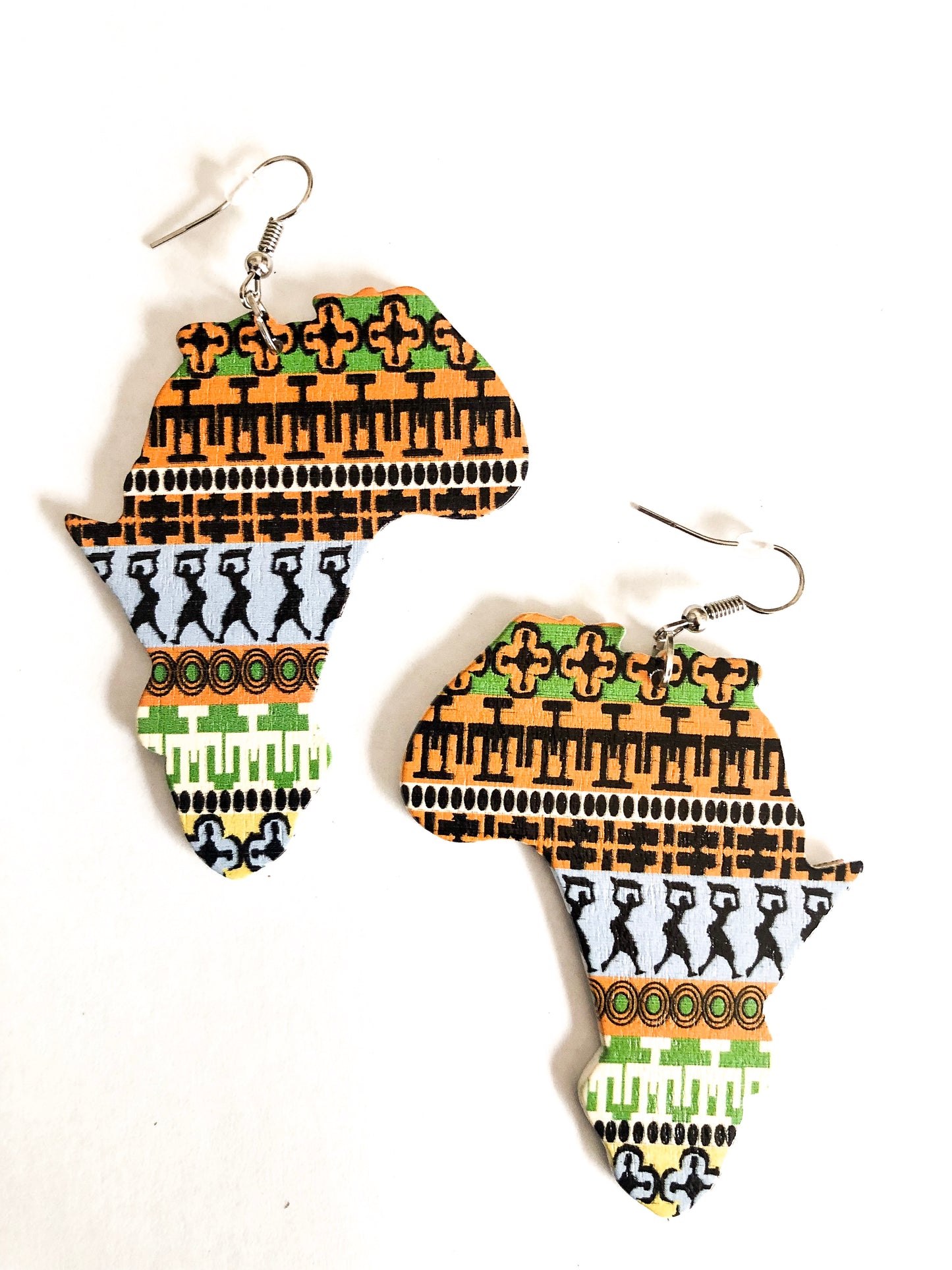 Pride Land Map Of Africa Earrings