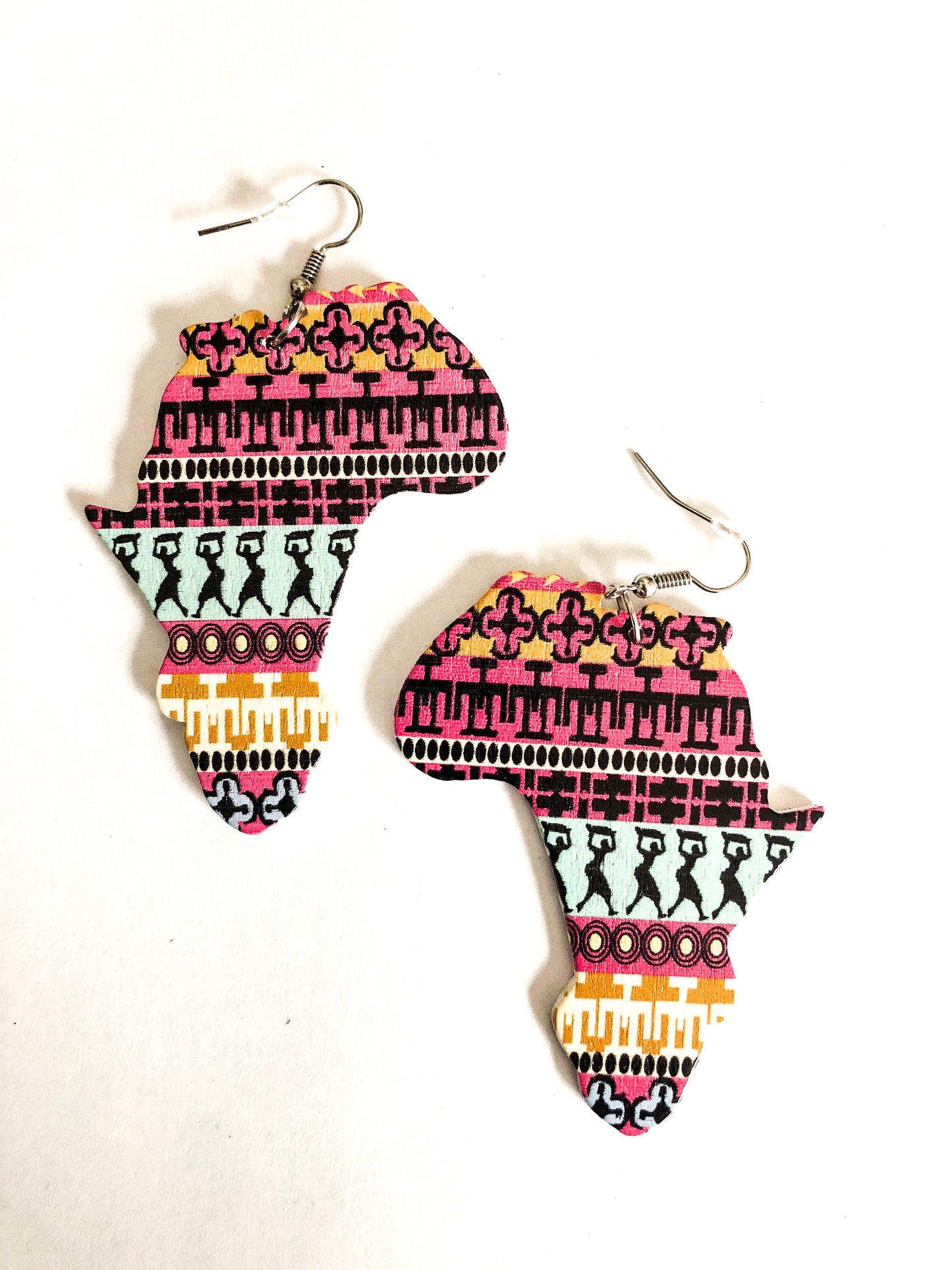 Pride Land Map Of Africa Earrings