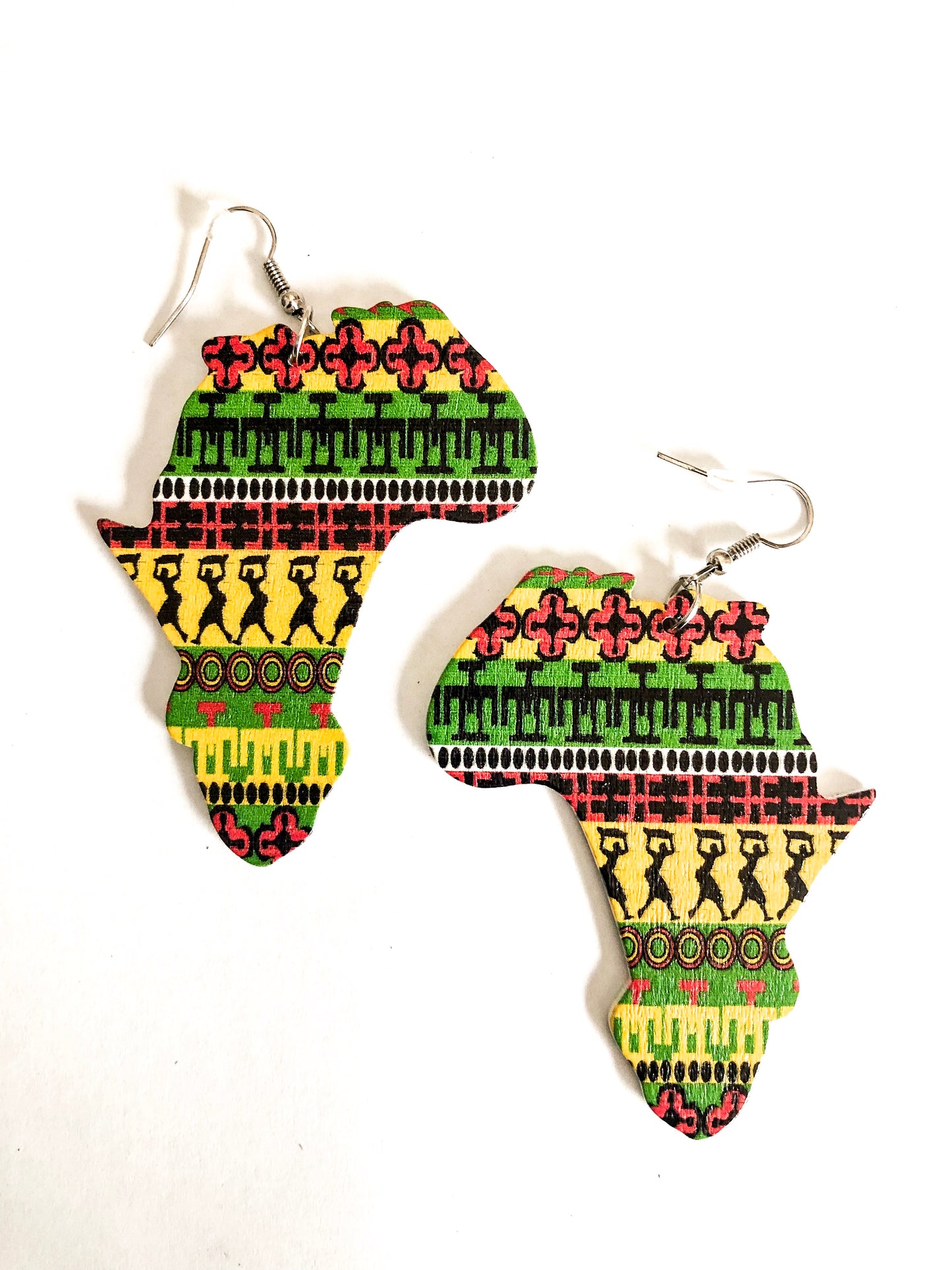 Pride Land Map Of Africa Earrings